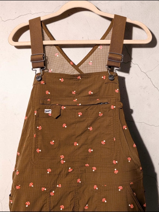 Duluth Trading Co Denim - Duluth Trading Co Brown Mushroom Print Overalls